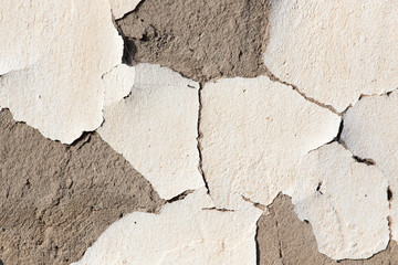background of wall with peeled paint