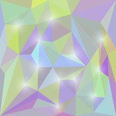Obraz premium Abstract vector triangular geometric background