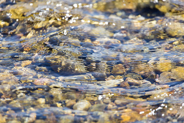 Stones in water Nature