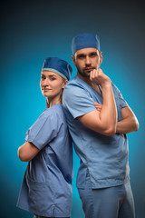 Hard work of doctors