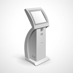 Information Display Monitor Terminal Stand