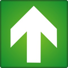 Rettungszeichen, pfeil