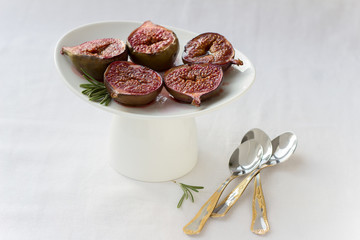 Baked Figs with sugar muskovado