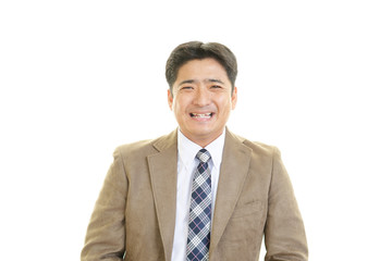 笑顔のビジネスマン
