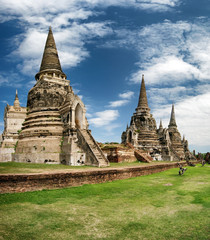 Fototapeta premium Ayutthaya Thailand - ancient city and historical place