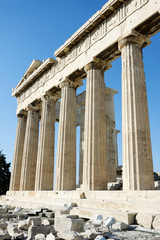 Fototapeta premium Columns of Parthenon in Athens