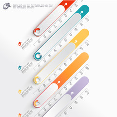 Abstract 3D Paper Infographics