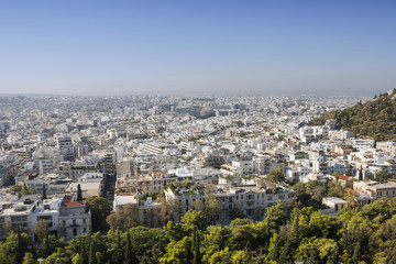 Fototapeta na wymiar View of city Athens
