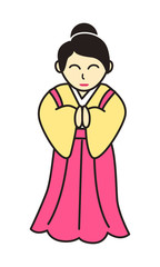 チマチョゴリ イラスト