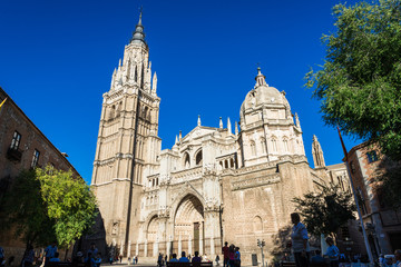 スペイン　トレド大聖堂　Toledo Cathedral - obrazy, fototapety, plakaty
