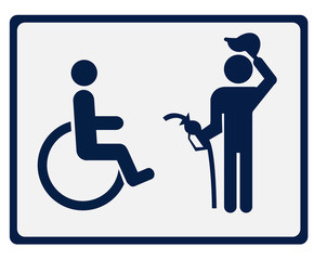 Car, fueling, gas, station, disabled