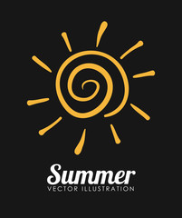 Fototapeta premium Summer design