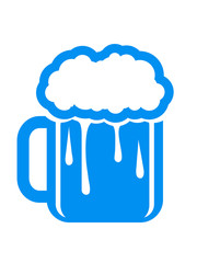 Oktoberfest Krug Glas Bier