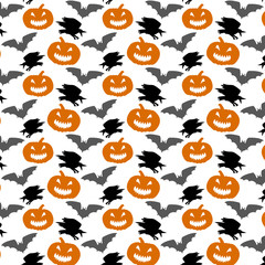 Seamless halloween background
