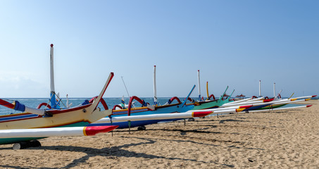 Obraz na płótnie Canvas fisherman boat in Bali