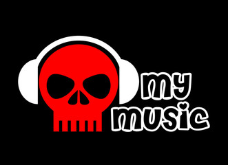 My Music with Skull head