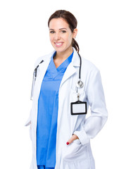 Woman doctor portrait