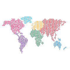 Fototapeta na wymiar MAP of World design