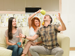 friends having fun