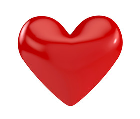 heart isolated on white