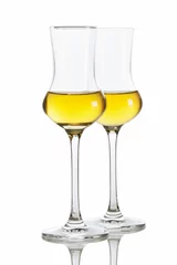 Crédence de cuisine en verre imprimé Alcool Golden Italian Grappa Brandy