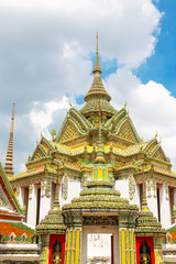 Fototapeta na wymiar buddism temple closeup view
