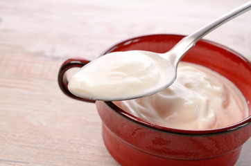 Organic yogurt