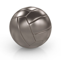 leather volleyball. 3d illustration