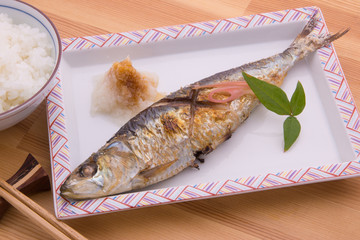 いわしの塩焼き