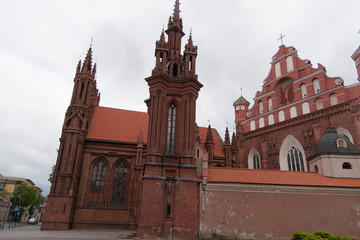 Fototapeta na wymiar Vilnius city churchs