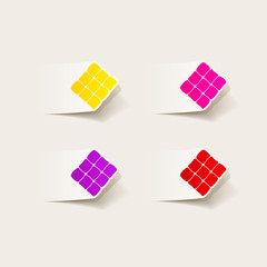 realistic design element: ketupat