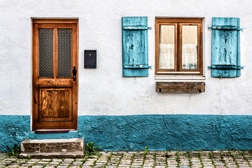Facade of an old house in Germany