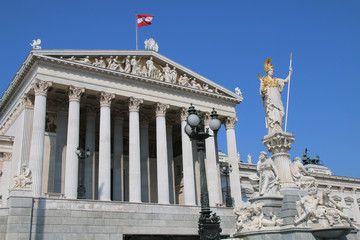 Fototapeta na wymiar Wien - 008 - Parlament