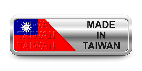 Made in Taiwan Button