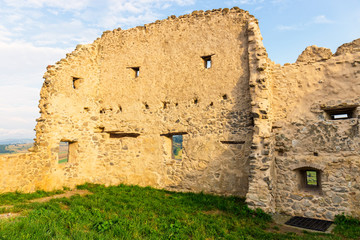 Fototapeta na wymiar Rupea Castle near Brasov, medieval fortress