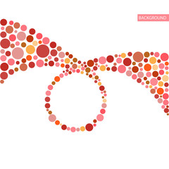 Circle abstract colorful background, Vector illustration