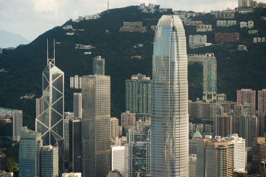 center of hongkong IFC building
