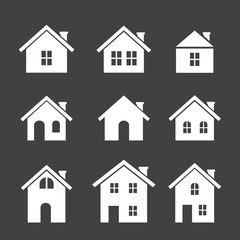 house icon set