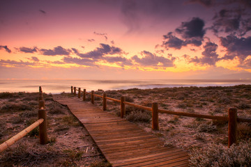 Obraz na płótnie Canvas Sunset beach