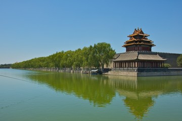 The Forbidden City's Corner Tower in Beijing