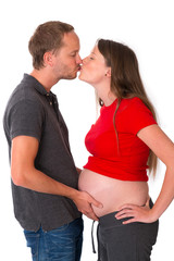 young couple expecting a baby