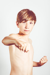 Obraz premium martial arts fist punch