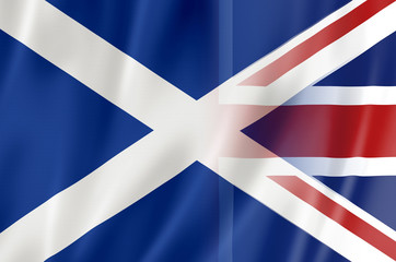 Flags of Scotland & Great Britain