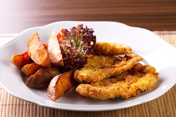 Cutlet with potatoes