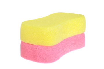 sponge isolated over white background