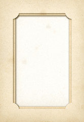 Fototapeta premium Vintage paper photo frame