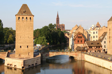 Petite France à Strasbourg (Alsace , France)