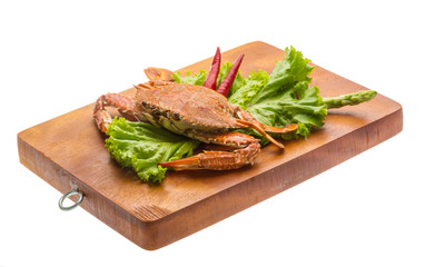 Boiled crab