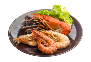 Giant Freshwater Prawn and king prawns