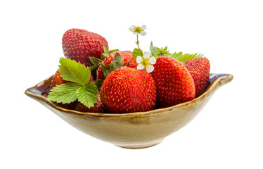 Ripe strawberry